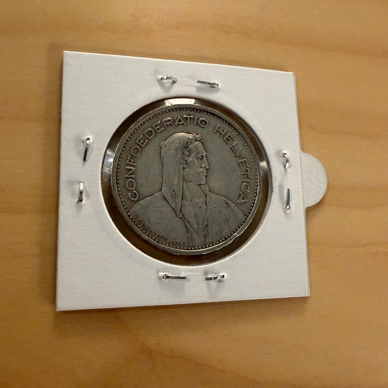 Tutti le monete: Schweizer Silbermünze 5 Franken 1933 – Usato da Wädenswil venduto da NicolaGB 1
