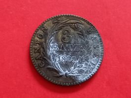 Basel, 3 Batzen 1809