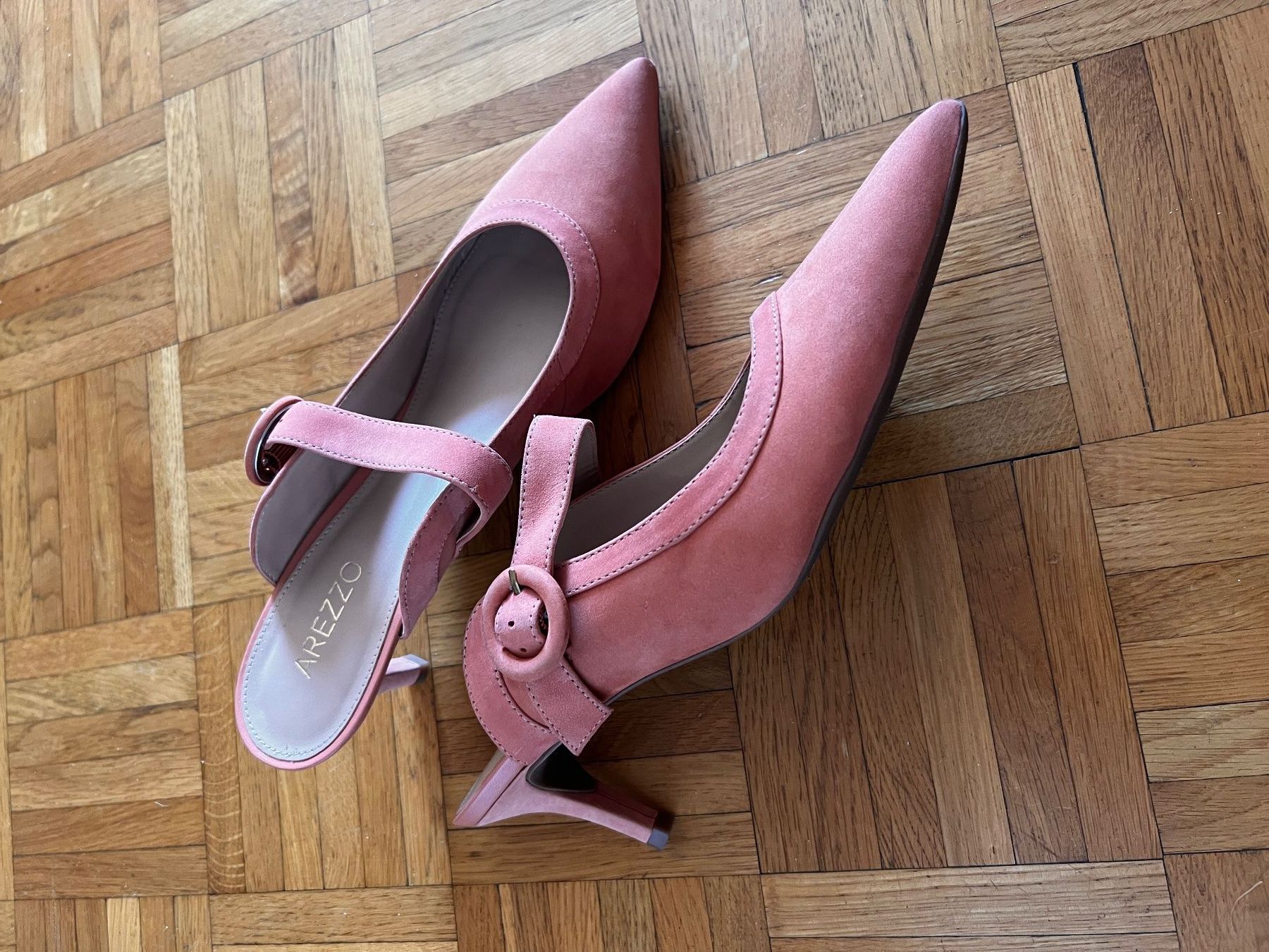Scarpe da donna: Arezzo pink mules – Nuovo (secondo la descrizione) da Genève venduto da bri_cf58