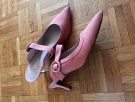 Arezzo pink mules