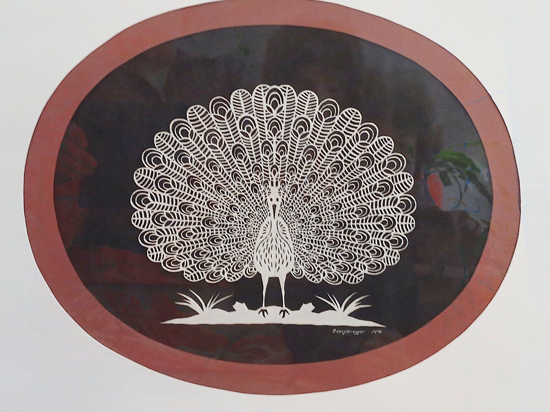 Grafica & Litografie: Scherenschnitt orig. R. Langenegger 1976 – Usato da Zürich venduto da Mr.Dachboden