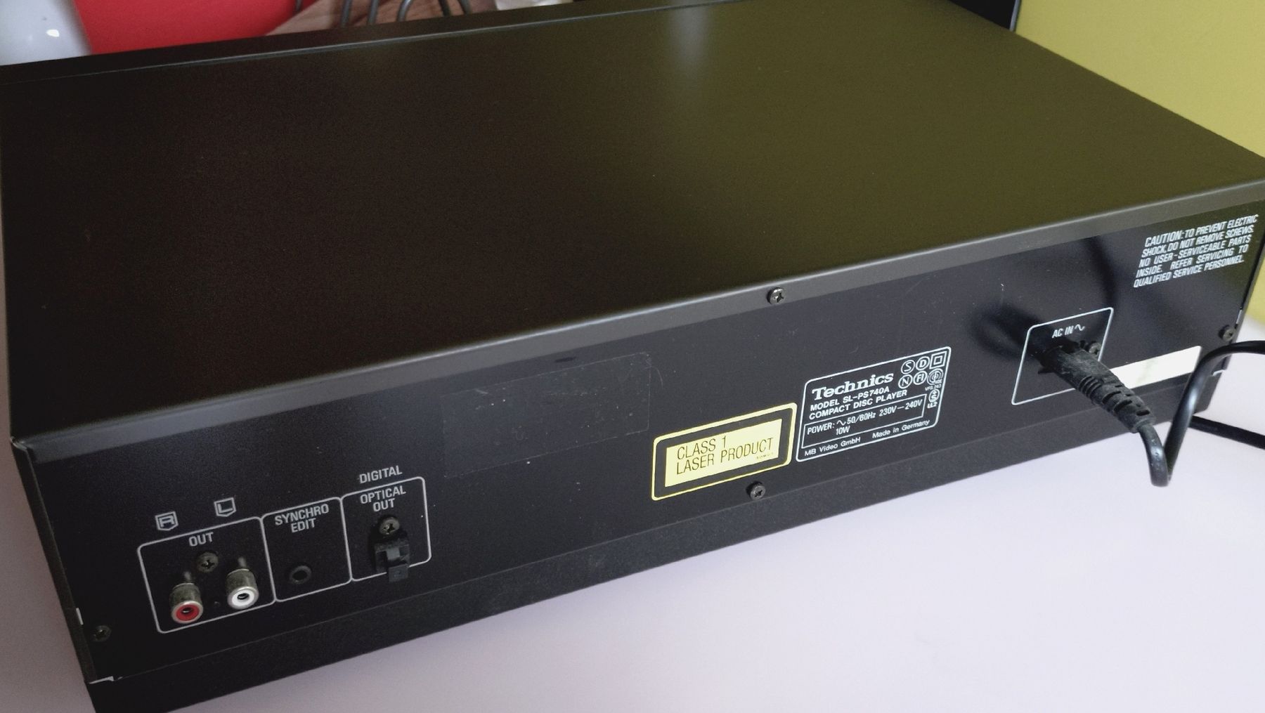 CD: Technics SL-PS740A CD Player - Top Zustand – Usato da Gockhausen venduto da Rocko64 2