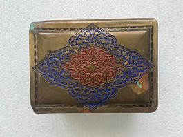 Wunderschönes Messing-Kästchen mit aufwendiger Ornamentik