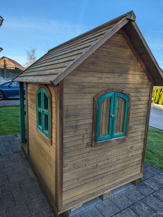 Spielhaus aus Holz für den Garten Kaufen auf Ricardo
