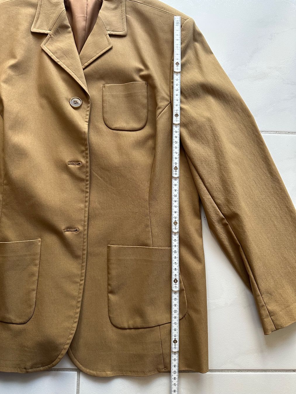Vestes: Vintage Oversize Blazer Ocker – D'occasion à Zürich par ong8 2