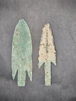2 antike, spätbronzezeitliche Pfeilspitzen aus Luristan
