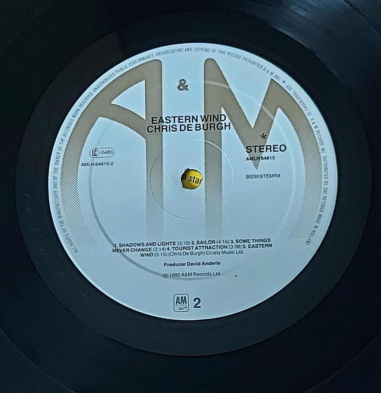 Dischi in vinile: LP - CHRIS DE BURGH - EASTERN WIND – Usato da Steckborn venduto da Quo7 2
