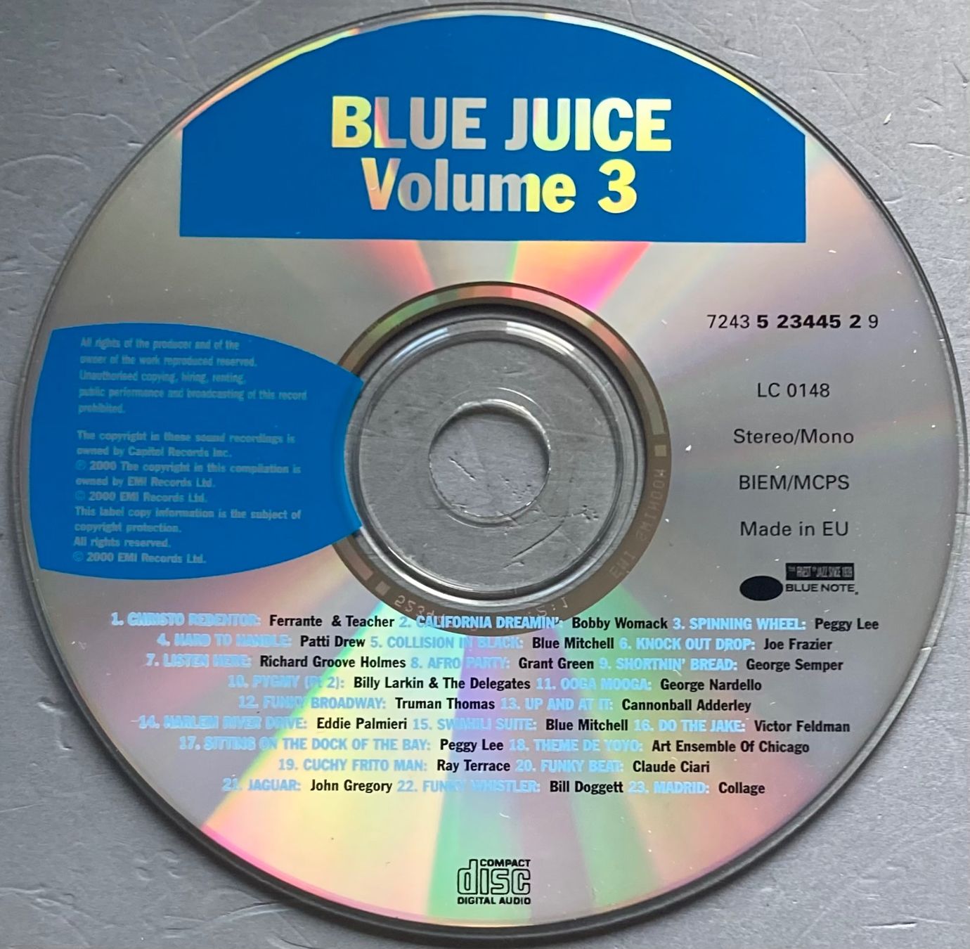 Dischi in vinile: DIVERS ARTISTES - BLUE JUICE VOLUME 3 – Usato da Poliez-Pittet venduto da Newtown-Records 2