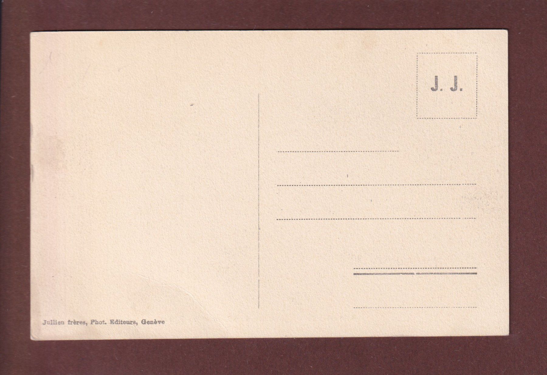 Cartoline postali: GENEVE - Jonction Rhône et Arve – Usato da Pully venduto da nicecards 1