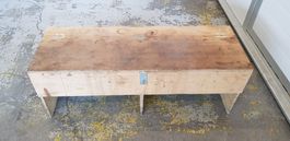 Holzkiste / Staufach / Werkzeugkiste / Holztruhe m. Verschl.