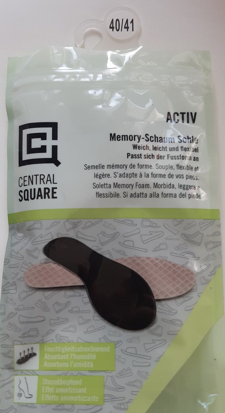 Scarpe da donna: Semelles à mémoire de forme - Taille 40/41 – Nuovo (secondo la descrizione) da La Chaux-de-Fonds venduto da beasach 3
