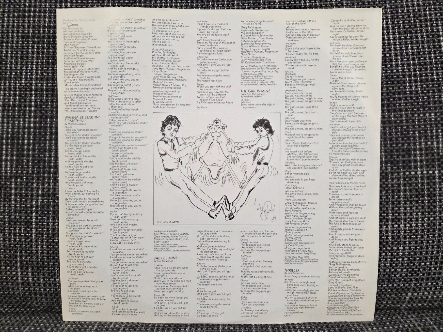 Schallplatten: Michael Jackson Thriller LP Topzustand – Gebraucht aus Stetten SH von ExtremMIB 4