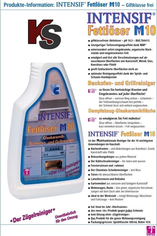 Pflegeprodukte: Universal Reiniger M10  Kanister 5 Liter – Neu und originalverpackt aus Wettingen von Swala 2