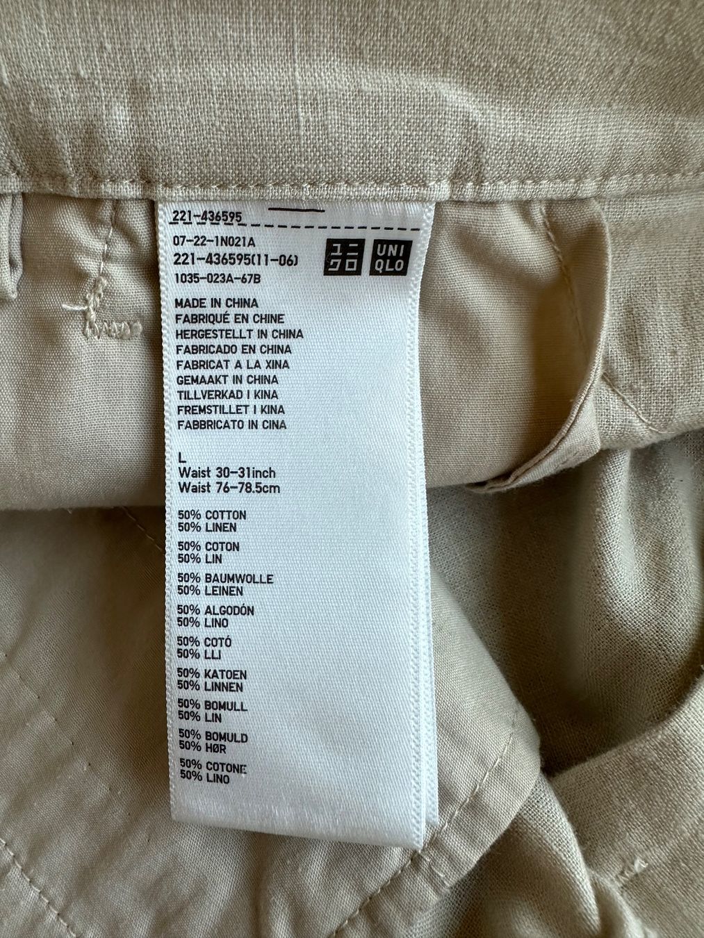 Uniqlo Pantaloni: Leinenhose Uniqlo – Usato da Leuk Stadt venduto da medii1 2