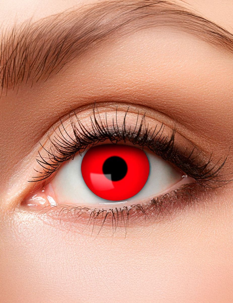 Lenti a contatto: Lentilles de contact rouges neuves – Nuovo e nell'imballaggio originale da Mex VD venduto da Venum93