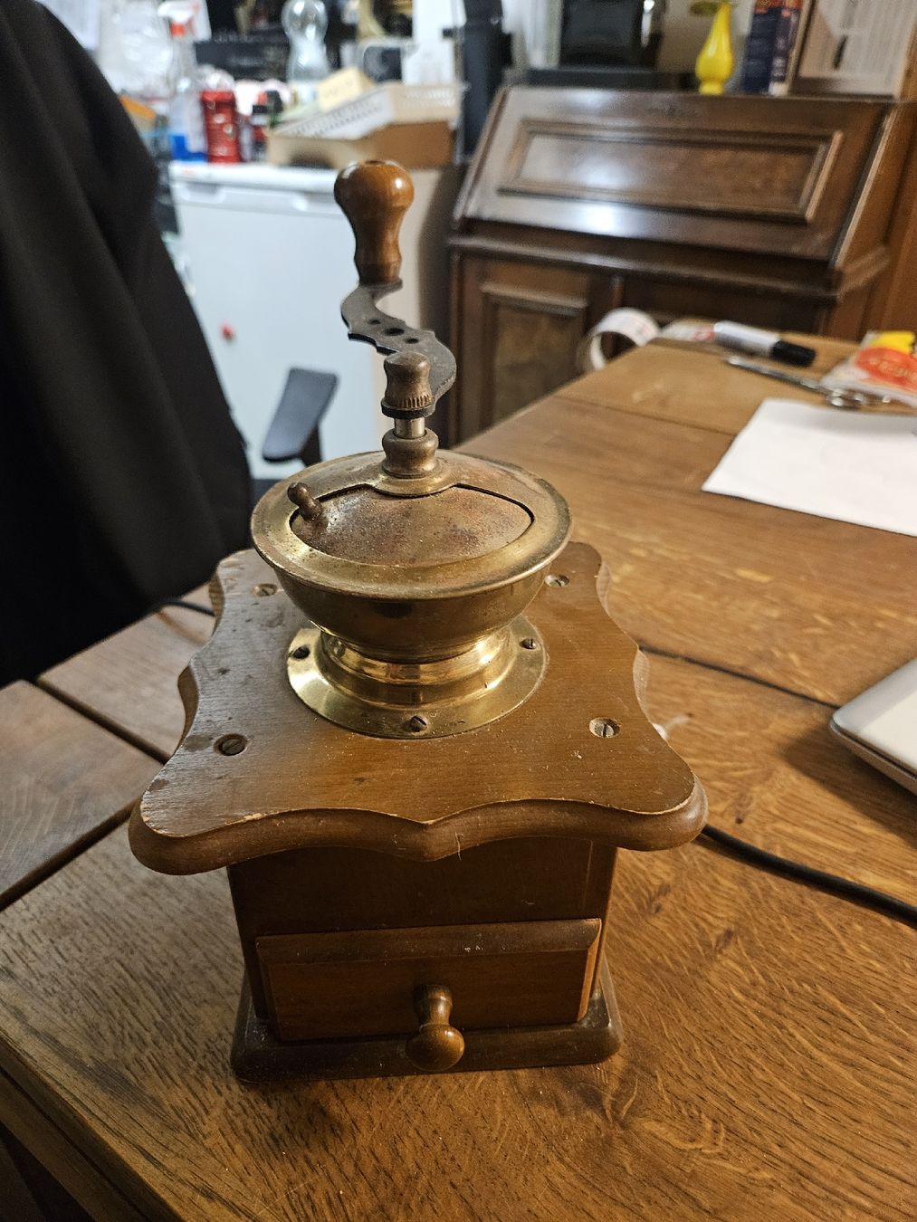 Elettrodomestici da cucina: Rustikale Kaffeemühle aus Holz  (S1) – Usato da Rorschach venduto da TimelessTrading