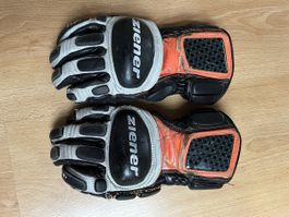 ZIERNER Leather Gloves, Size 6, Used,