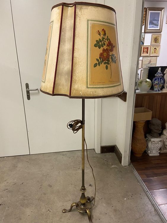 ALTE MESSING STEHLAMPE | Kaufen auf Ricardo