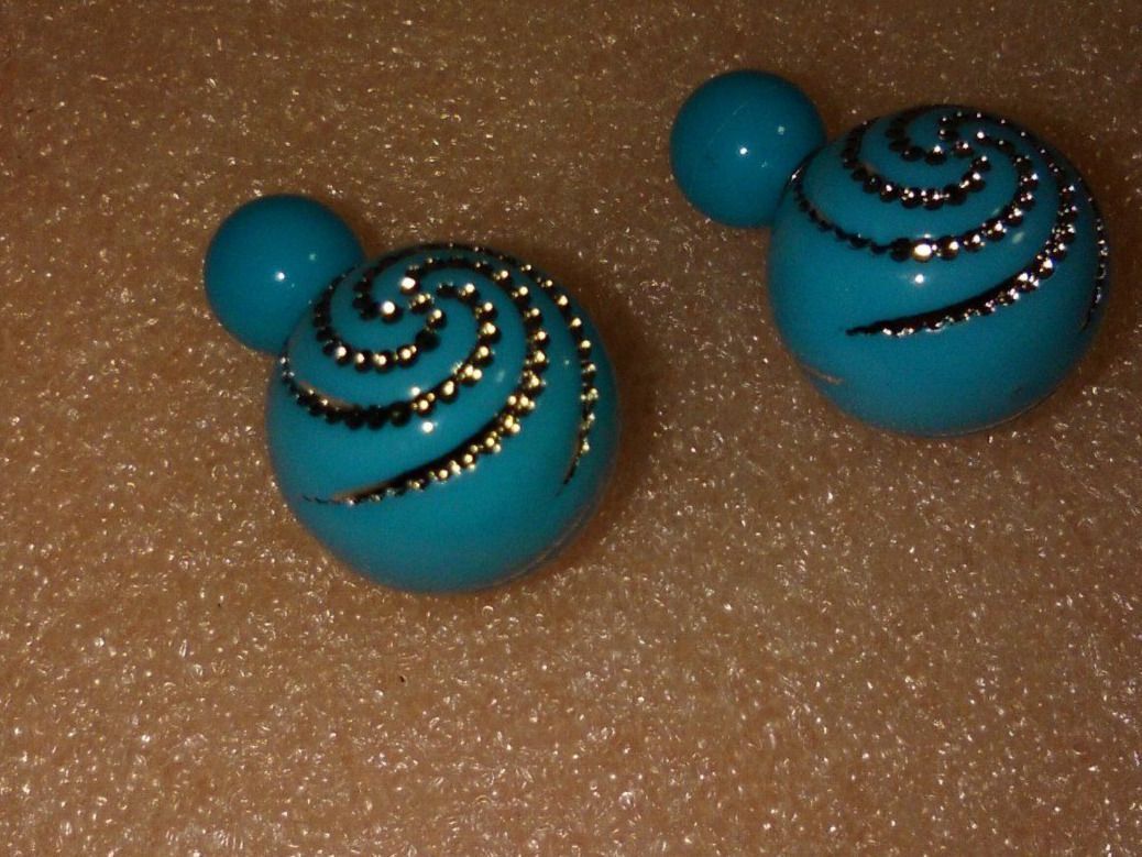 Ohrringe & -stecker: ohrringe modeschmuck hellblau und silber farbe glanzig – Neu (gemäss Beschreibung) aus Basel von bijoutrie_4