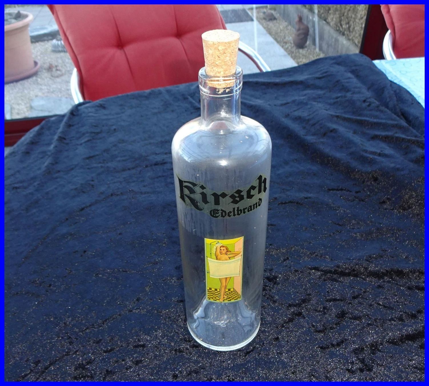 Bottiglie: wunderschöne alte GLASFLASCHE - "Kirsch Edelbrand" – Usato da Worblaufen venduto da Re_mo81 3