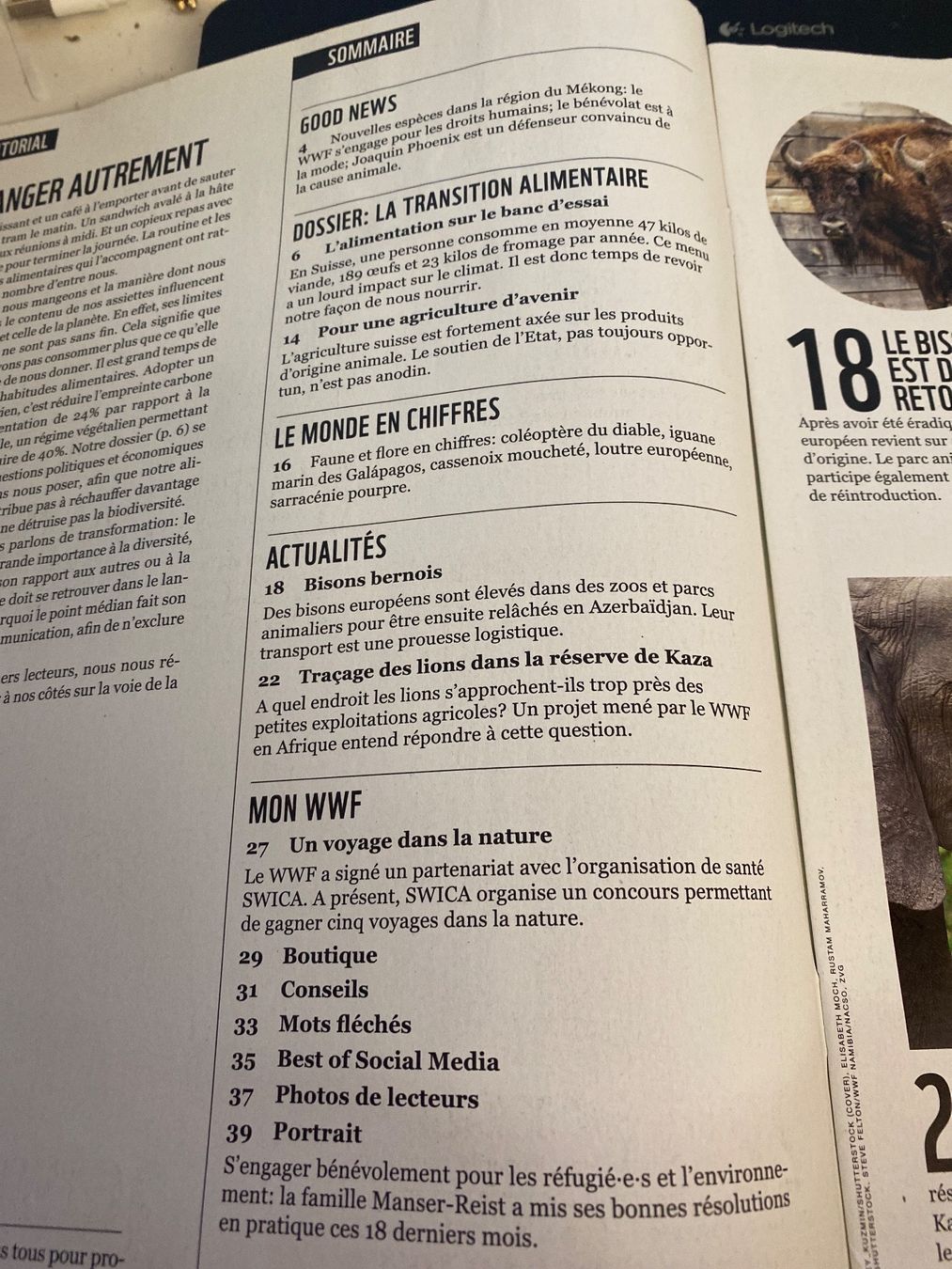 Revues & Magazines: MAGAZINE WWF  - FEVRIER 2022 – Neuf (Voir description) à Le Brassus par cinema13 1