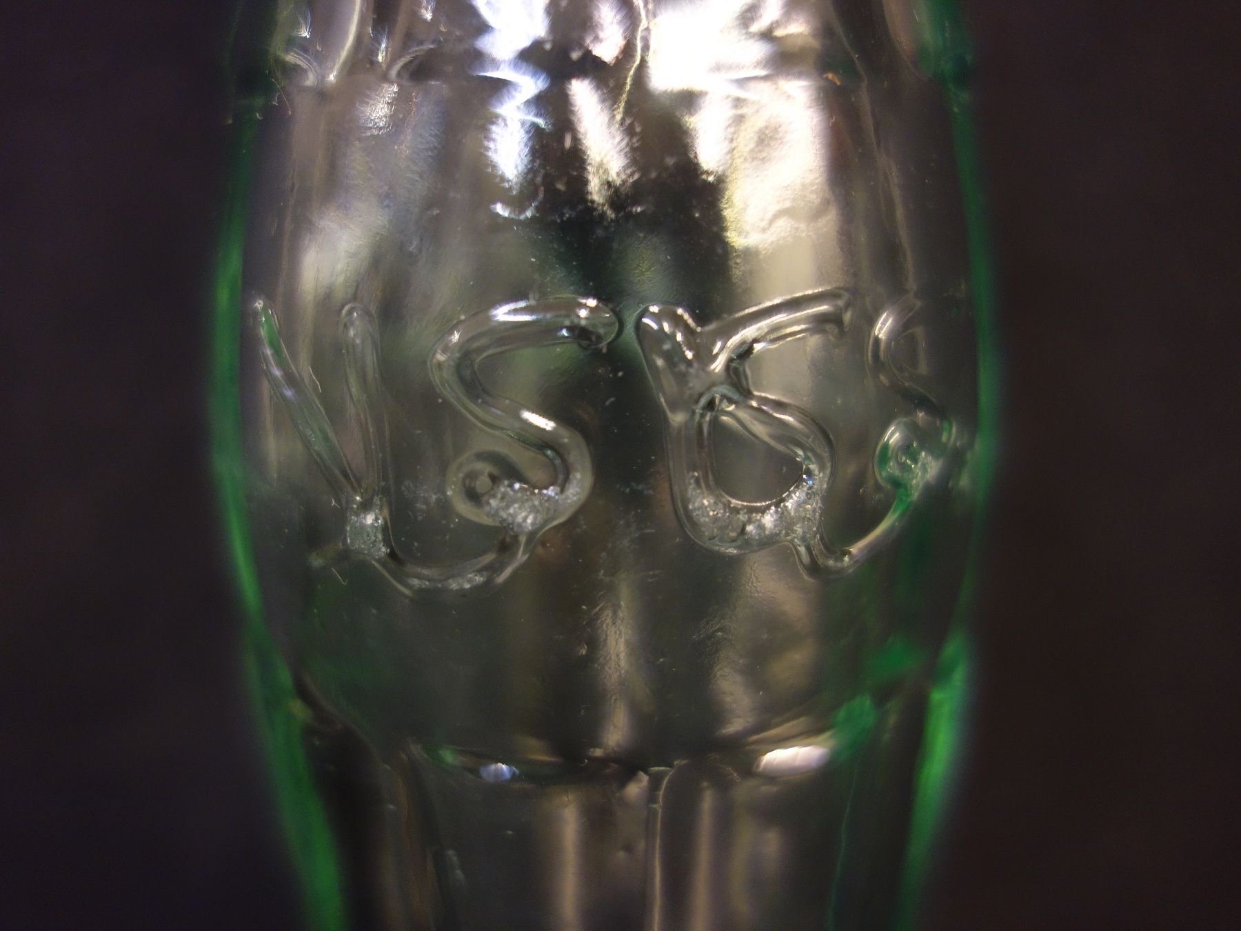 Coca-Cola Flaschen: 1 kleine alte Flasche COCA-COLA ARABISCH – Gebraucht aus Kerzers von Flaschenposten 6