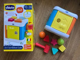 2 Chicco Baby Shape Sorter Toys 10-36M