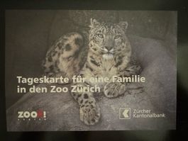 Tageskarte Zoo Zürich für Familie - Wert 85 CHF