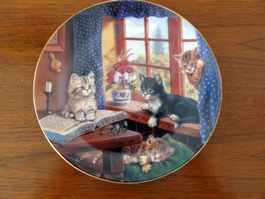 Sammelteller Kahla, Katzen