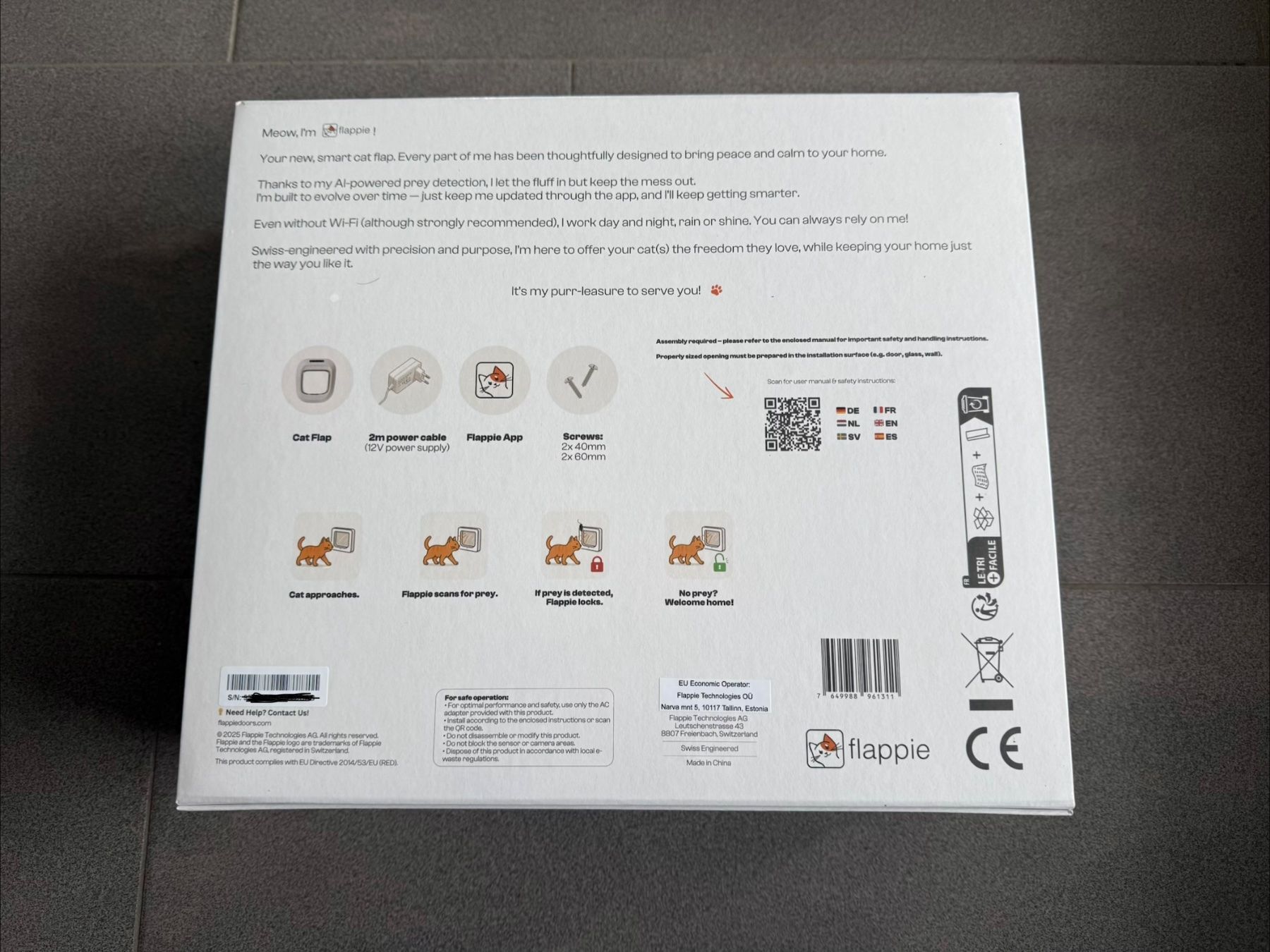 Chatières: Flappie Katzenklappe AI-Powered Cat Flap – Neuf avec emballage d'origine à Meikirch par Wj3045 1