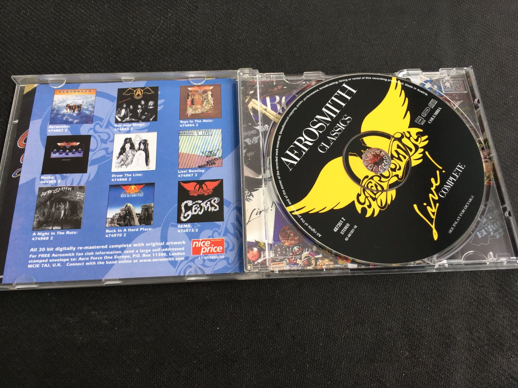 CD: Aerosmith - Classics Complete live! -CD- – Usato da St.Gallen venduto da MedienJoe 1