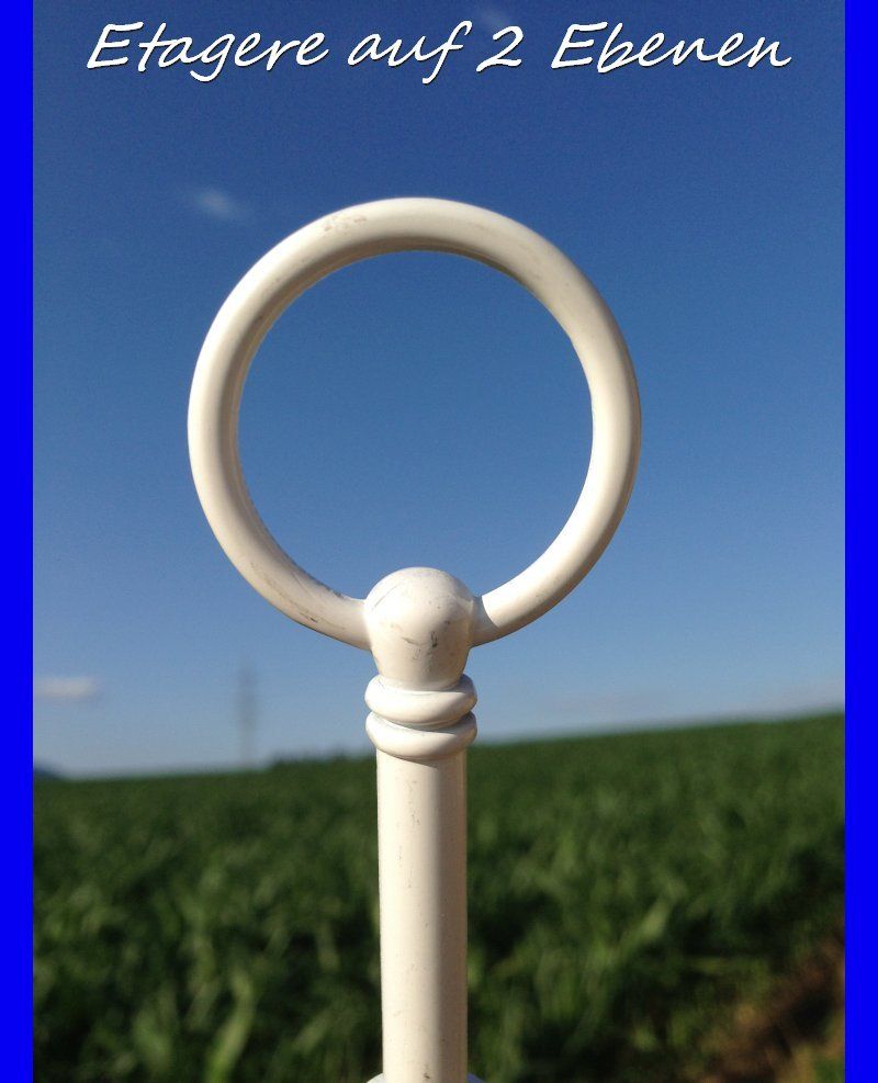 Piatti: ETAGERE  MINIRING  WEISS      2 STANGEN – Nuovo e nell'imballaggio originale da Subingen venduto da Etageren 1