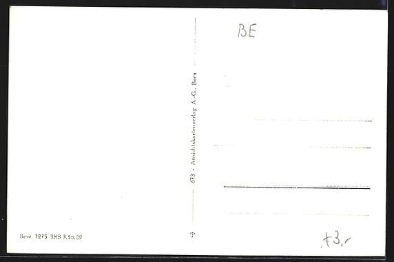 Cartes postales: Schwarzenburg, Ortsansicht mit Eiger, M – D'occasion à Berlin par bartko-reher 1