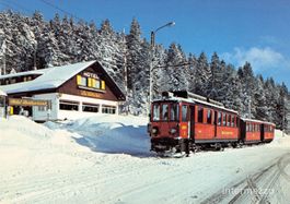 Bahn // La Givrine St. Cergue Winter Schnee