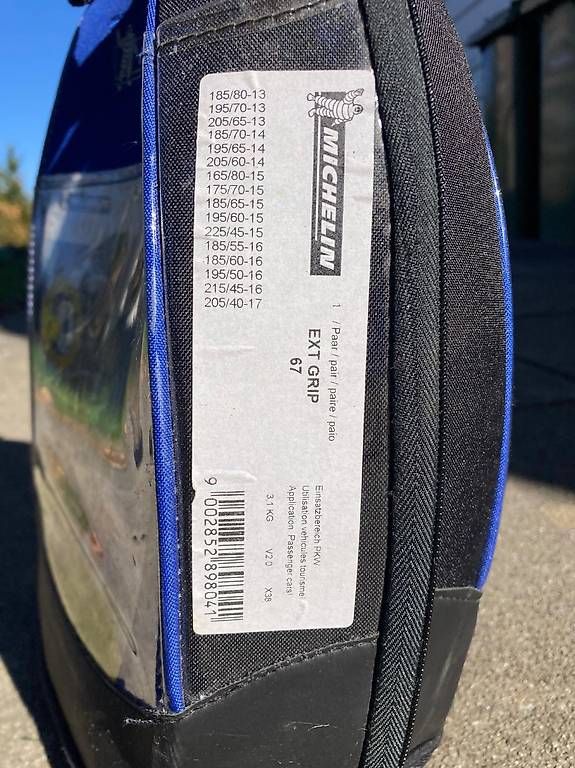Schneeketten: Schneeketten Michelin extrem grip – Neu und originalverpackt aus Basel von 12Glory 1