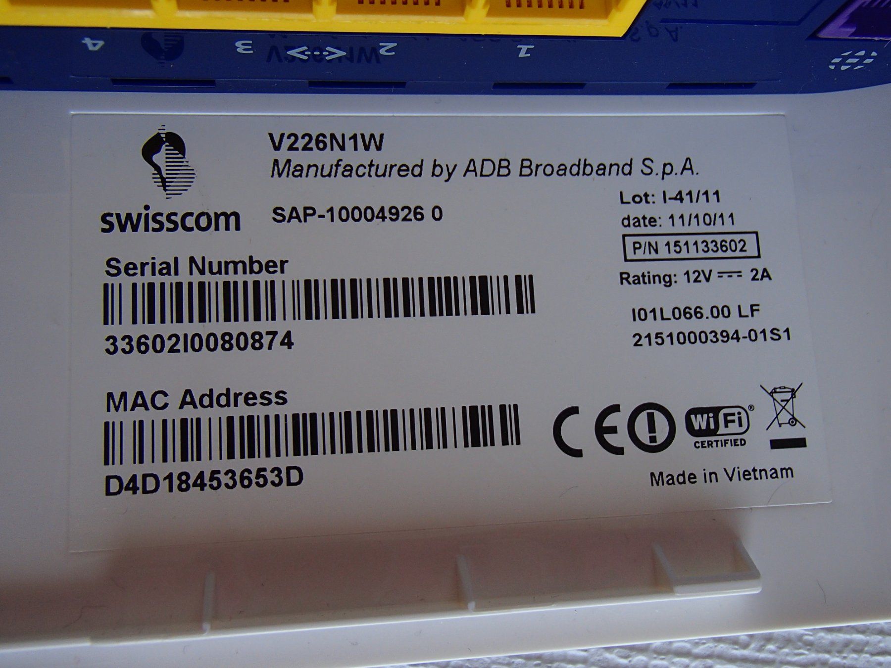Swisscom Modem & Router: Swisscom Internet Box 2 - Neuwertig - In Originalverpackung – Usato da Schöfflisdorf venduto da pullux 5