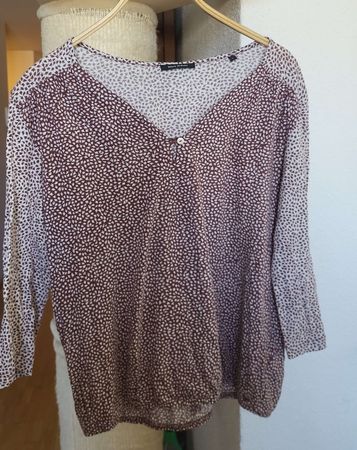 Marc O’Polo Longsleeve Bluse mit Muster Grösse M/38 