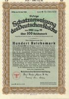DR Schatzanweisung des Deutschen Reichs 1941 !!! 100 RM