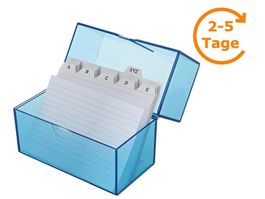 Karteikasten A6 quer, bestückt