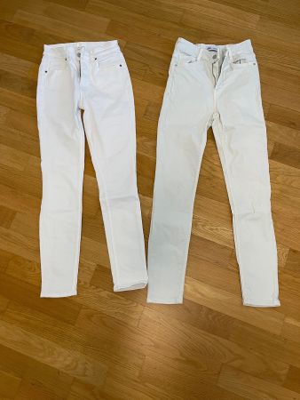 Set Weisse Hose Zara H&M Grösse 34