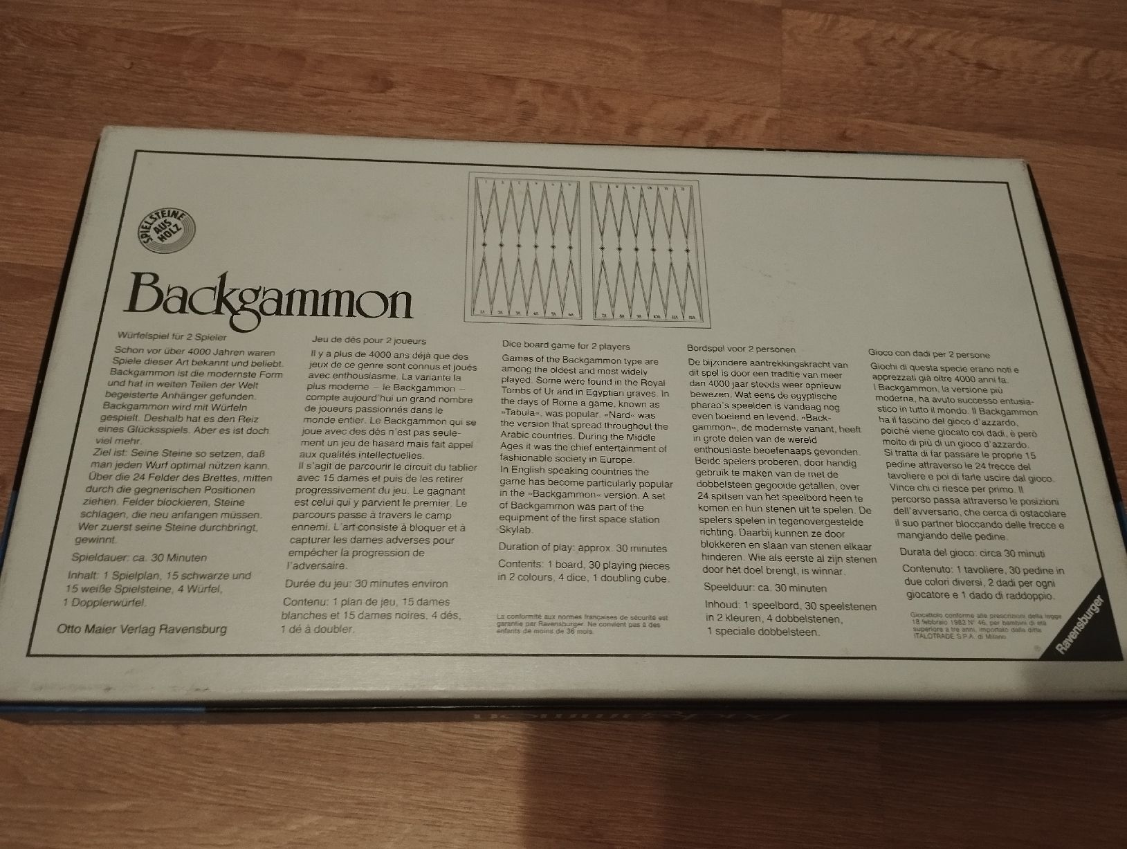 Ravensburger Jeux: Ravensburger Backgammon – D'occasion à Dübendorf par namor00 1