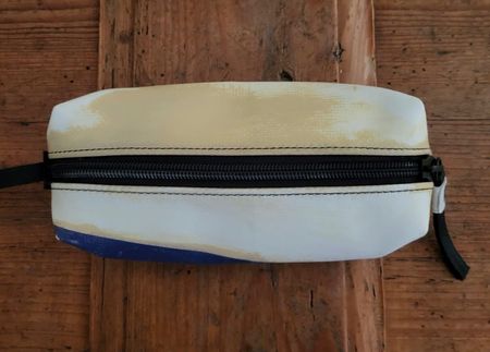 RAR seltenes Freitag-Etui/OFFWHITE-BEIGE-BLAUVIOLETT/TOP RAR