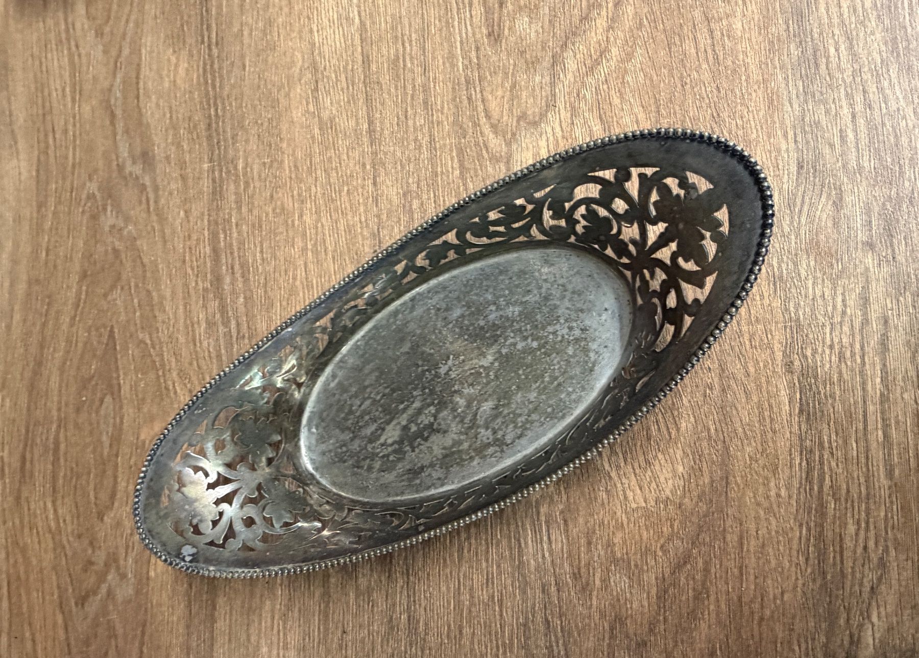 Ciotole: Antike Schmuckschale/Ablageschale, Silber, Vintage Deko – Usato da Nussbaumen AG venduto da olitech5415