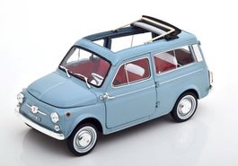 Fiat 500 Giardiniera 1964 Cenere blau       1:18 von NOREV
