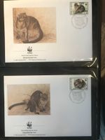 Suriname 1995 Satz WWF Tigerkatze Wieselkatze Ersttagsbriefe