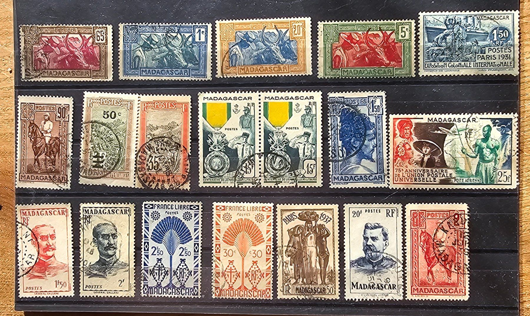 Tutti i francobolli: Colonies françaises - Madagascar – Usato da Les Valettes venduto da Nuba1