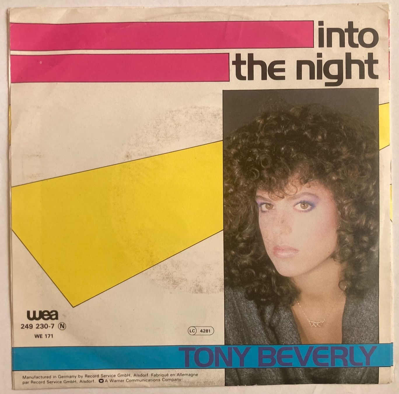 Dischi in vinile: TONY BEVERLY - INTO THE NIGHT – Usato da Poliez-Pittet venduto da Newtown-Records 1