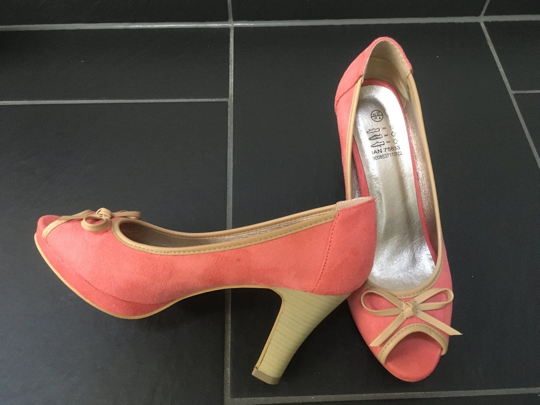 Damenschuhe: High Heels Pumps Leder rot Gr. 37 – Neu (gemäss Beschreibung) aus Oberterzen von fla_2f9q 3