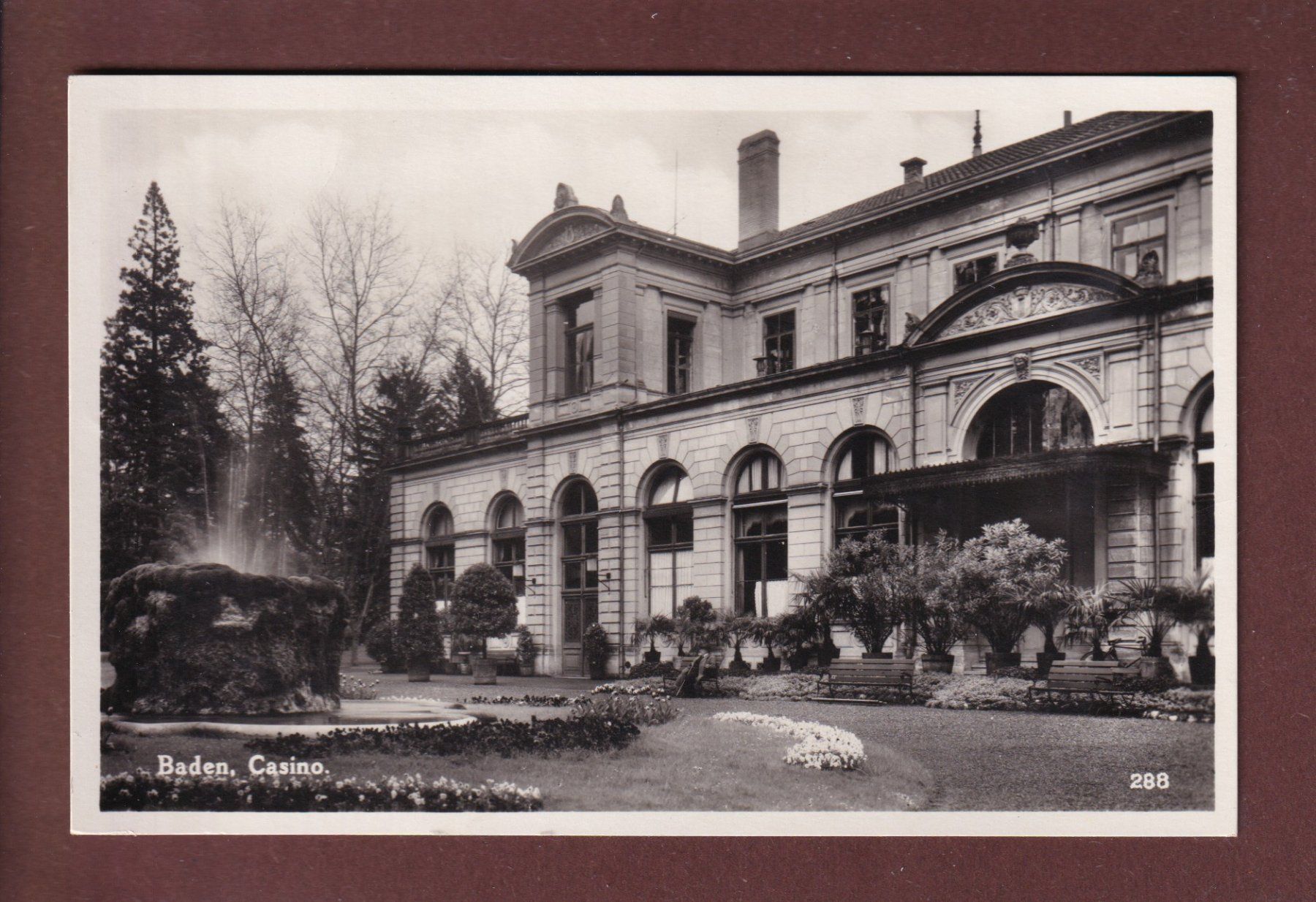 Cartoline postali: BADEN - Casino – Usato da Pully venduto da nicecards