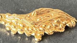 Broche design Abstrait vintage avec Zircon